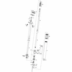 ROCKSHOX Reverb Stealth Dropper Post Spare Parts (A1 / 2010-2012)