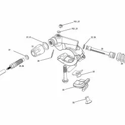 ROCKSHOX Reverb Remote Spare Parts (A1 / 2011-2013)