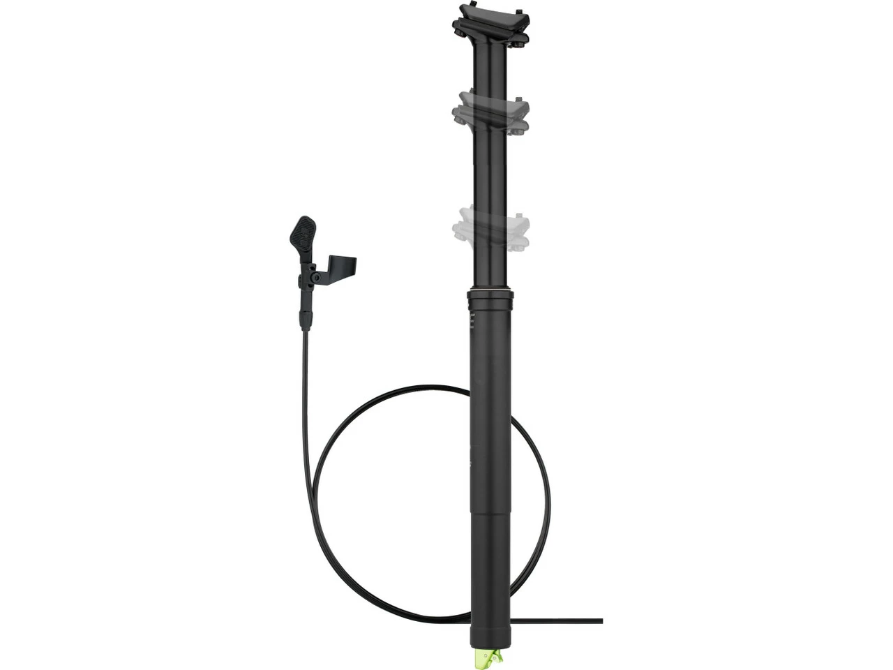 OneUp Components Dropper Post V2 180 Mm Seatpost W/ V3 Remote Lever I-Spec II 1 OneUp Components Dropper Post V2 180 Mm Seatpost W/ V3 Remote Lever I-Spec II